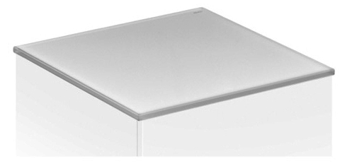 KEUCO Abdeckplatte Edition 11 31322, Cristallinglas, 700x3x524mm, trüffel