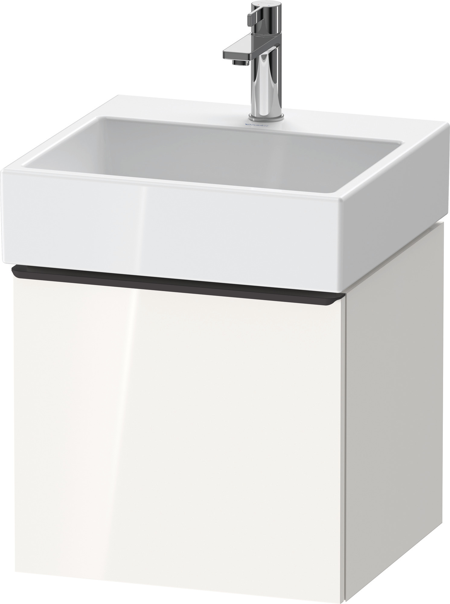 Duravit D-Neo WTU,Wdh,Ausz:1,Gr:Diamant Schw. 484x442x440mm,Weiß Hochglanz,Dekor