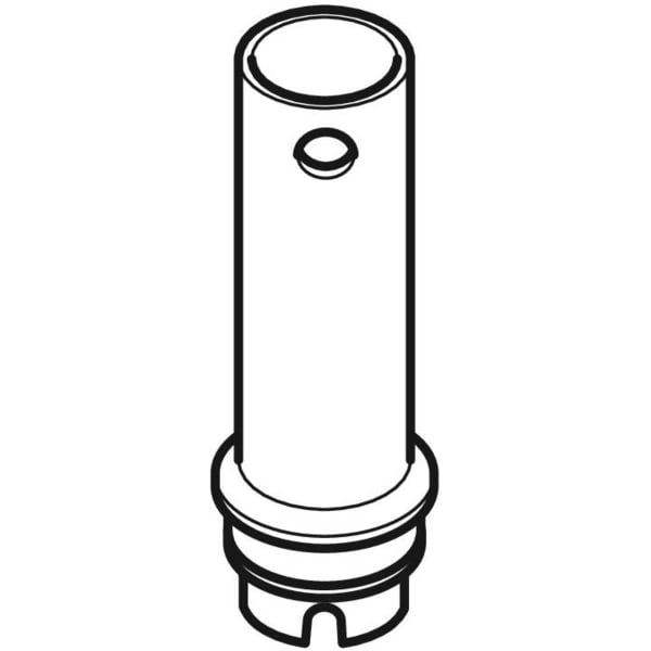 Geberit Standrohr aus PMMA (Plexiglas) glanzverchromt
