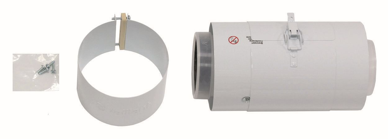 Vaillant Reinigungsöffnung Brennwert Luft-/Abgasführung, PP, 80/125 mm, 0,25m