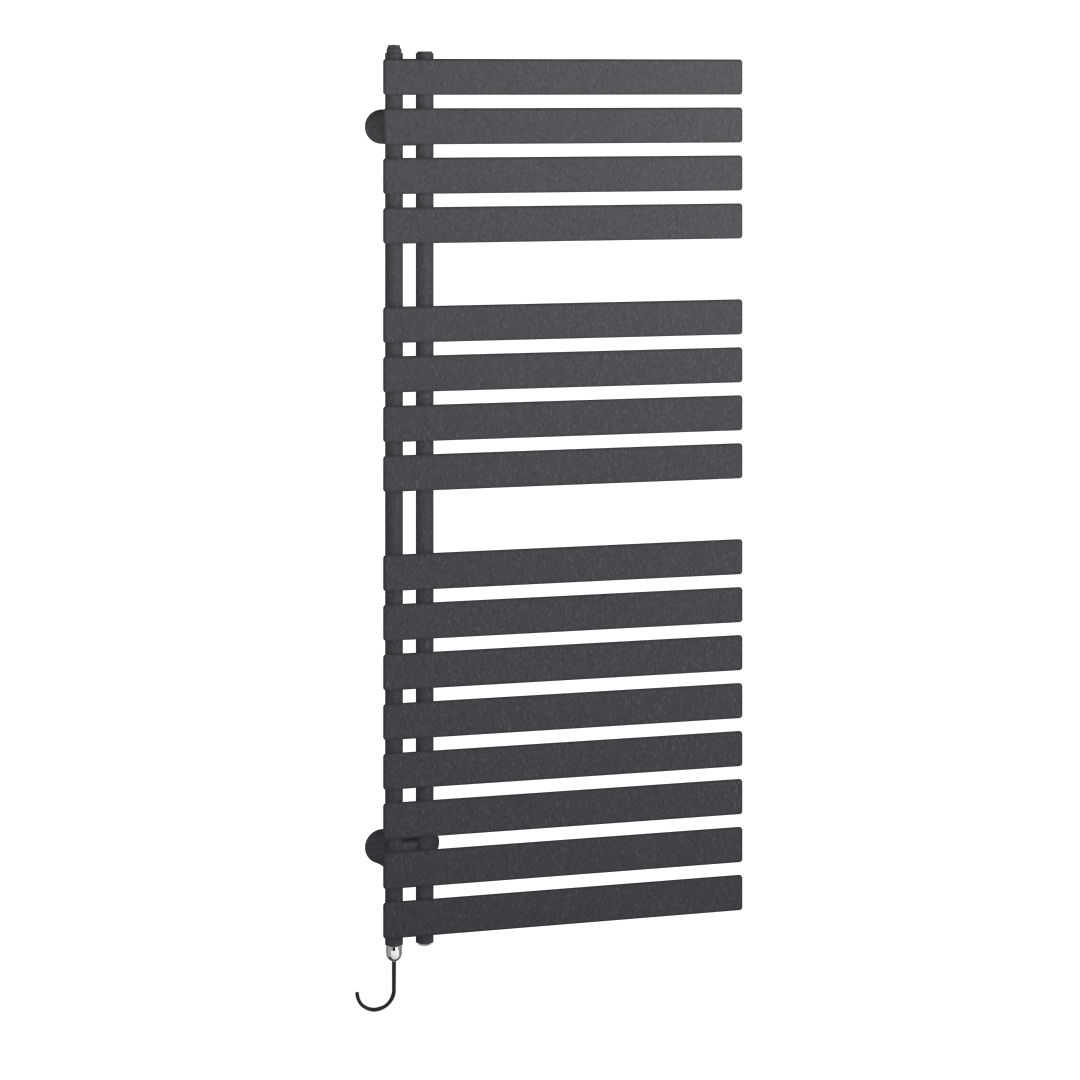 Kermi Credo Half flat-E BH1436x37x450mm P=600W,anthracite grey, WRS swz, links
