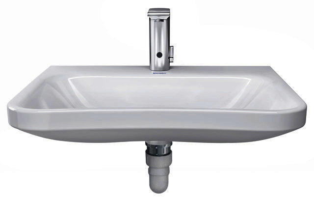 DU Waschtisch DuraStyle Vital Med 650 mm ohne ÜL, mit HLB, 1 HL, weiß