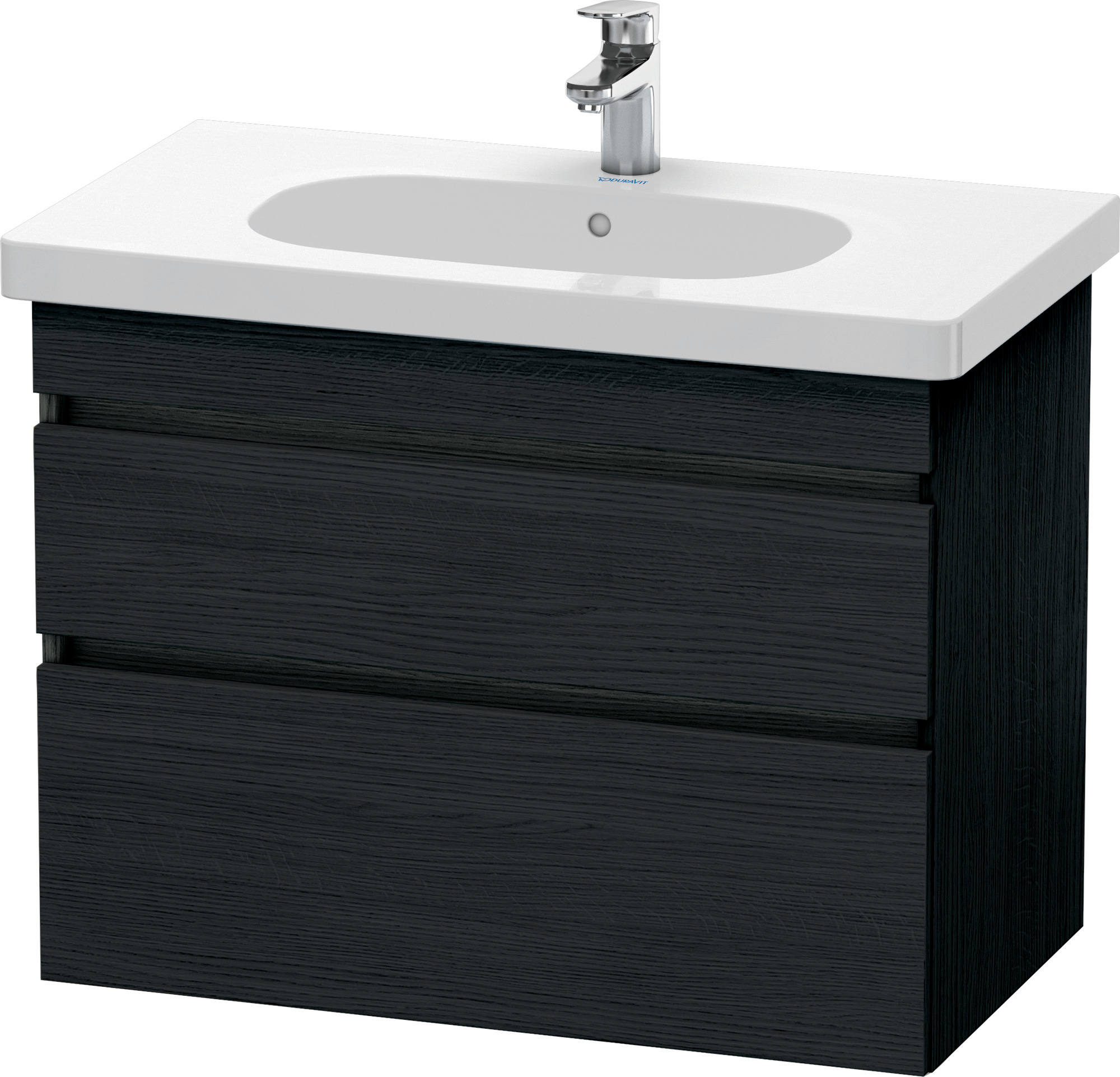 Duravit WTU wandh. DuraStyle 453x800x610mm 2SchKa,034285, Eiche Schwarz