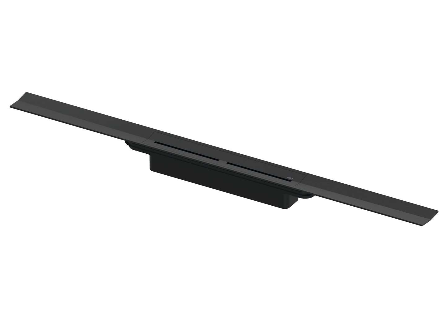 TECEdrainprofile Duschprofil, 1600 mm, Edelstahl gebürstet, schwarz
