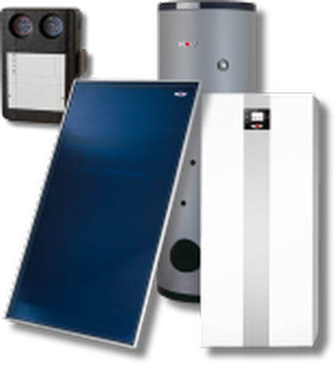 Wolf Sonnenpaket Gasbrennwert TGB-2-30 3x Kollektor F3-1, 1 HK, SEM-2-400 Wolf Sonnenpaket Gasbrennwert TGB-2-30 3x Kollektor F3-1, 1 HK, SEM-2-400