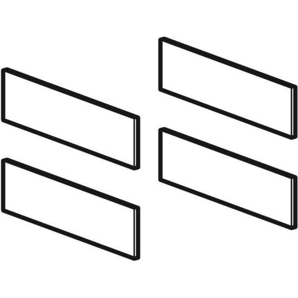 Geberit Set Deckkappen für Scharniere für Geberit ONE Spiegelschrank Geberit Set Deckkappen für Scharniere für Geberit ONE Spiegelschrank