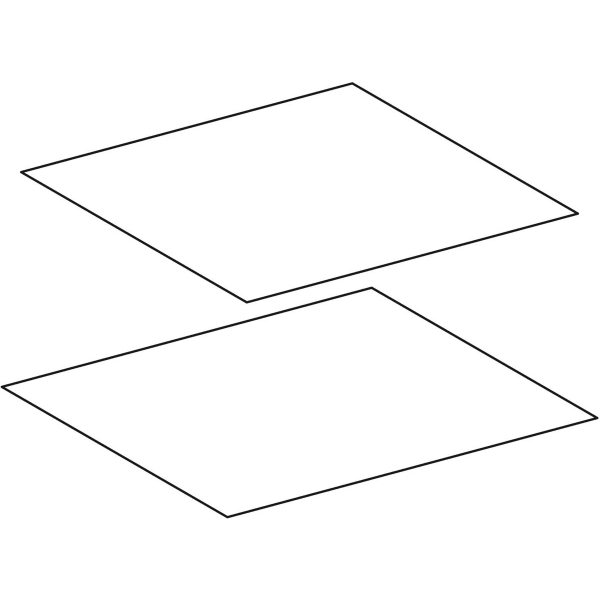 Geberit Set Antirutschmatten für Xeno2 Breite Seitenschrank 45 cm