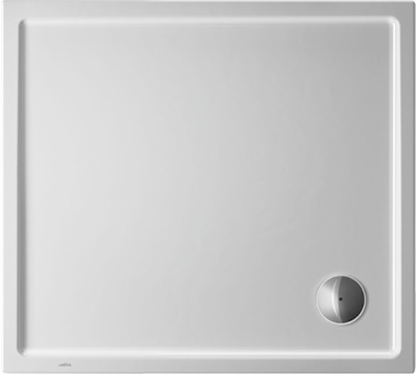 DU Starck Slimline Duschwanne, Rechteckig, 1000x900x50 mm, Weiß, Sanitä