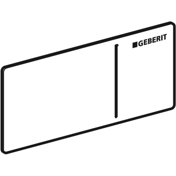 Geberit Typ 70 Fernbetätigung schwarz