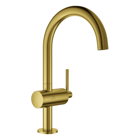 GROHE Einhand-Waschtischbatterie Atrio 24362 L-Size cool sunrise gebürstet