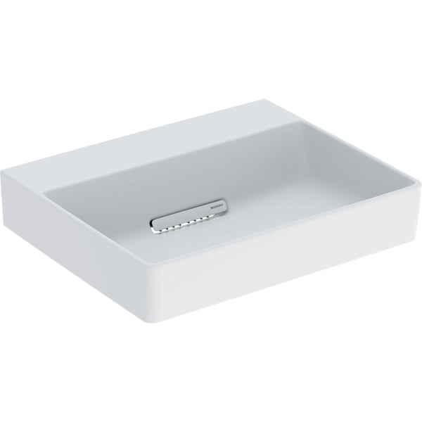 Geberit ONE AS-WT eckig, 50x41cm, CleanDrain o. Hl., o. Ül., weiß matt/weiß glzd.