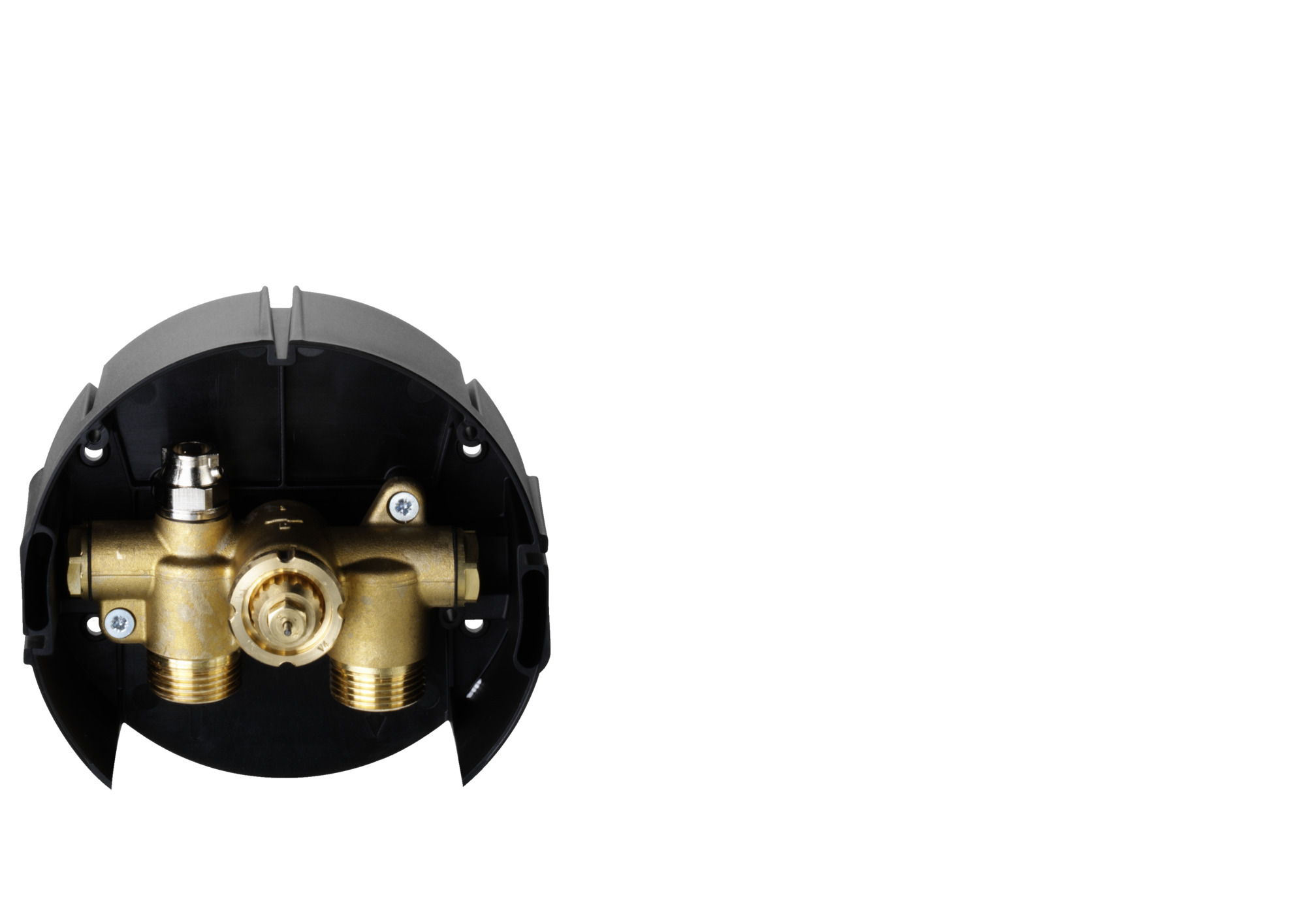 Danfoss Wandeinbaukasten f. Fußb.temp., Abdeckung quadrat.,G 3/4A