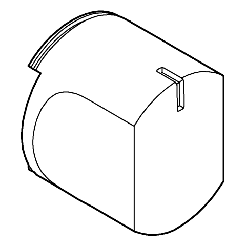 GROHE Umstellknopf 48447 rund für EHM-FMS 3-Wege Umst. hard graphite geb.