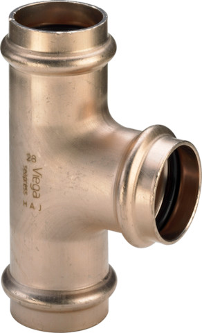 Viega T-Stück Seapress 0318 in 42x35x42mm CuNiFe