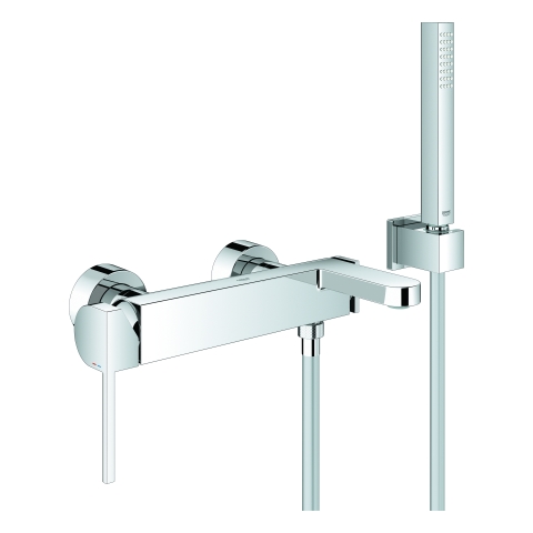 GROHE EH-Wannenbatterie Plus 33547_3 Wandmontage mit Brausegarnitur chrom
