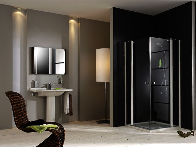 Hüppe Schwingt.501 Design ST 800-1900mm m.fest.Segm.510610.087.322 silb.matt 322