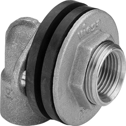 Viega Wanddurchführung 3426 in Rp1/2 x 30mm x Rp1/2 x G3/4 Rotguss