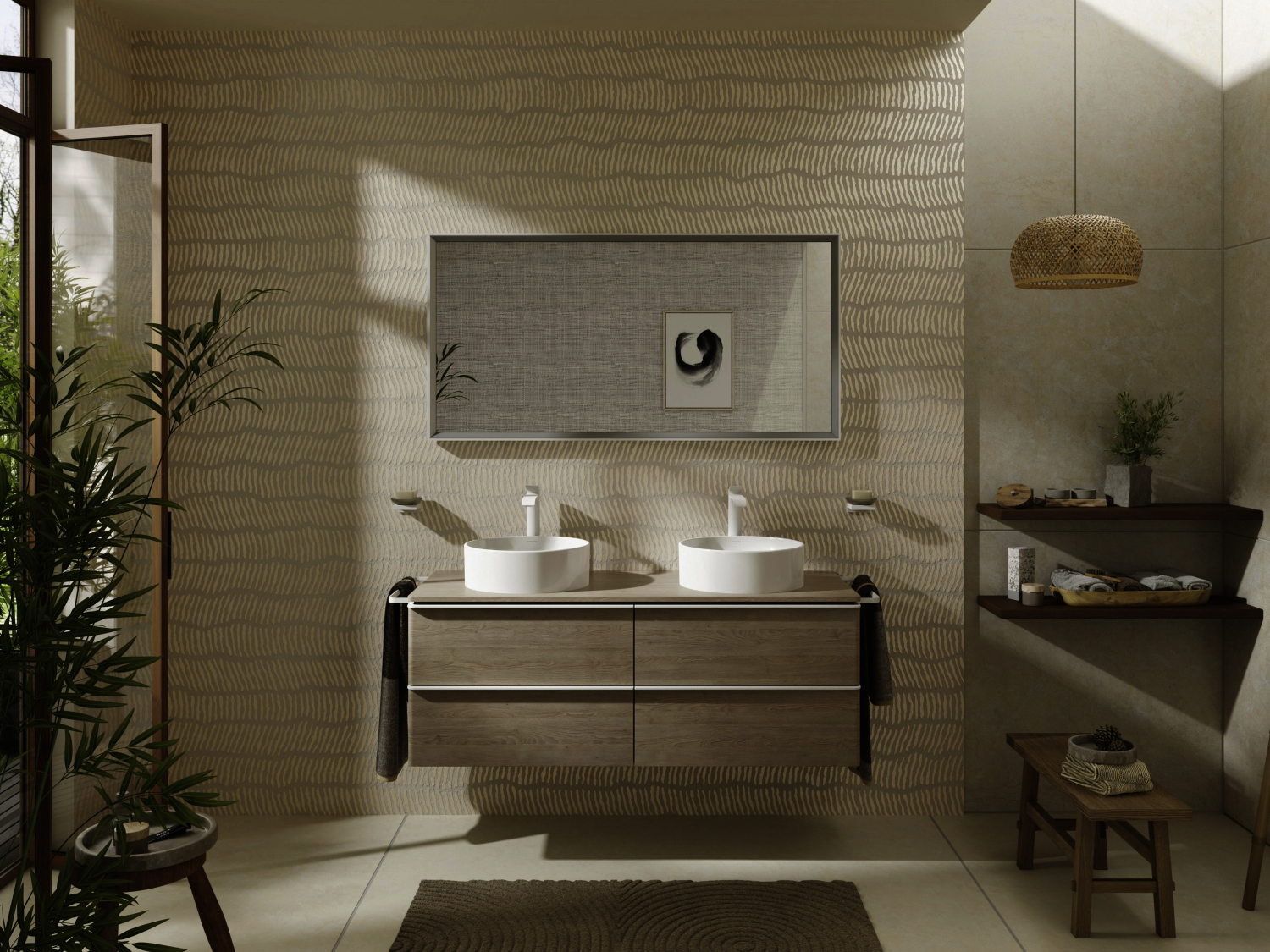 Hansgrohe Waschtischmischer 250 Vivenis ohne Ablaufgarn. Highriser mattweiss