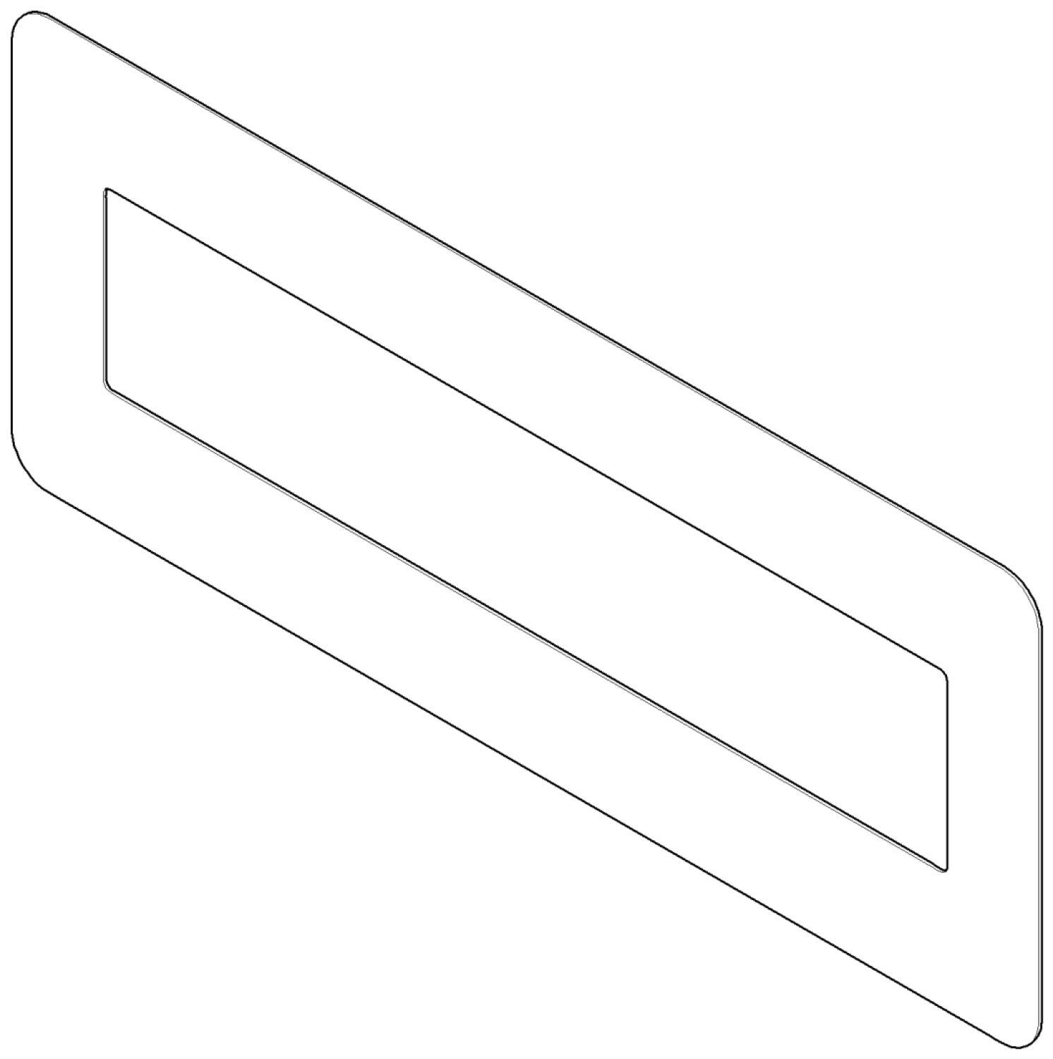DO Befestigung Einsatz für Spülbrause ERSATZTEILE 90150107300 110 x 275 x 2 mm