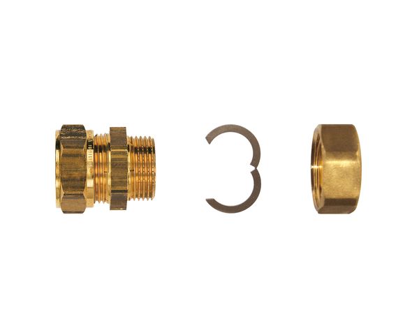Flamco FixLock Verschraubungsset DN 20, 22 mm Klemmringverschraubung