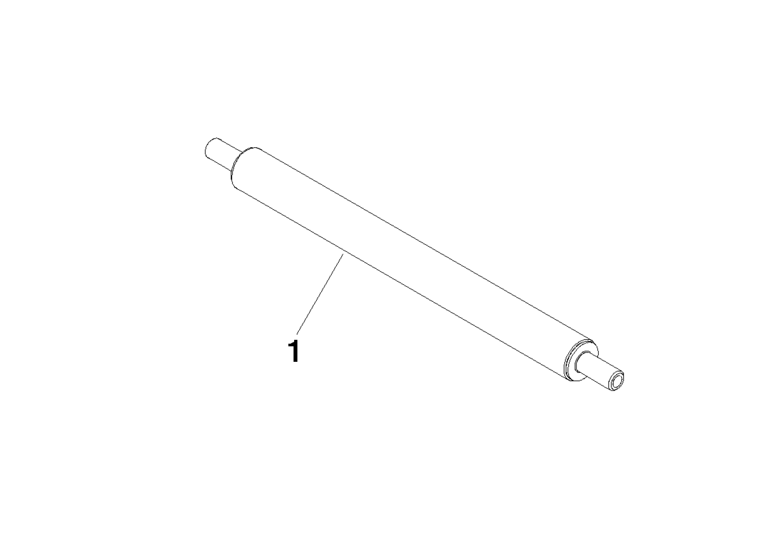 DO Stange für Wannengriff ET 90282258000 D 27 x 313 mm Platin gebürstet