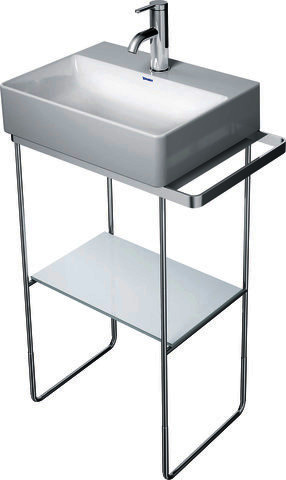 DU Glaseinleger in Metallkonsolen f. DuraSquare WT 073245, Weiß