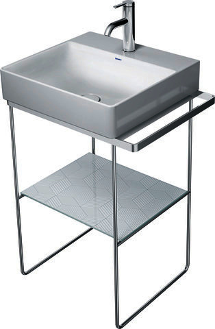 DU Metallkonsole BS DuraSquare f. 235350 höhenverstell. +50mm,HTH l./r.,Chrom