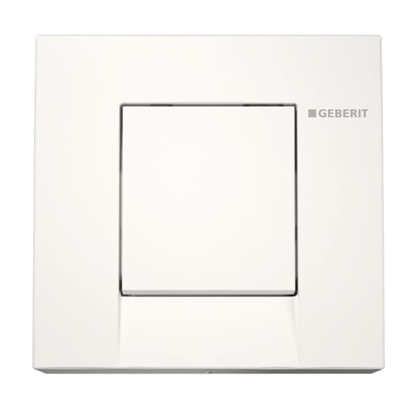 Geberit Bolero BetPl. für UR-Strg. mit pneumatischer Sp-Ausl., weiß-alpin