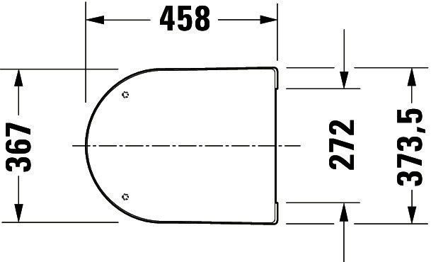 DU Me by Starck WC-Sitz, m. Absenk., Weiß
