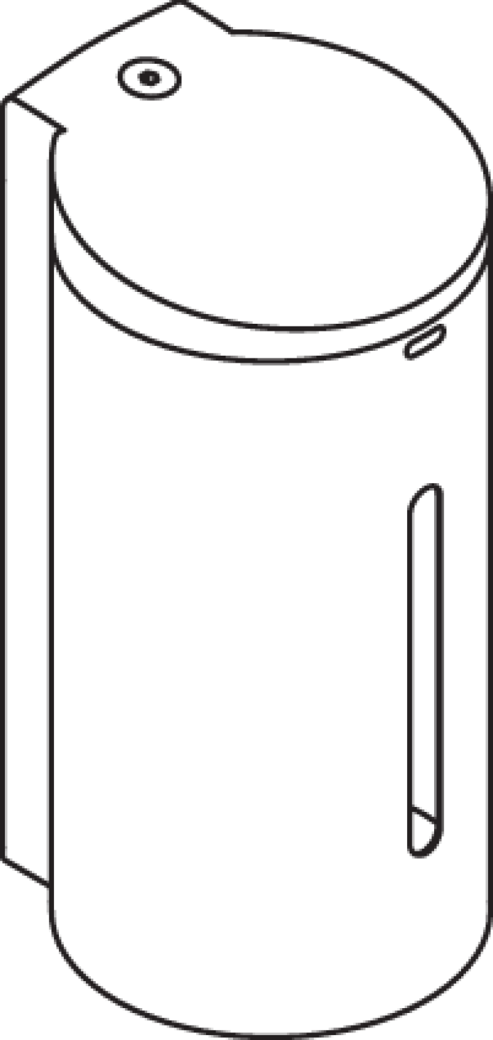 HEWI Elektronischer Desinfektionsmittel- und Seifenspender, 650 ml, Edst. matt