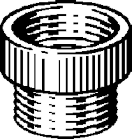 Viega Übergangsstück 3252 in M22 x 1mm x G3/4 Rotguss verchromt
