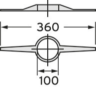 Vaillant Abstandshalter Schacht (7 St.) für flexible Abgasleitung DN 100, PP Vaillant Abstandshalter Schacht (7 St.) für flexible Abgasleitung DN 100, PP