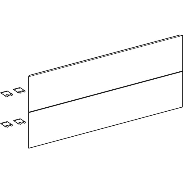 Geberit Set Schubl.-Frt für ONE US, 2 Schubl. für WT B: 120cm, lava matt