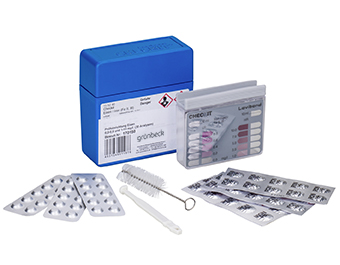 Gruenbeck Wasserprüfeinrichtung Eisen  0,0-0,8 mg/l und 1-10 mg/l