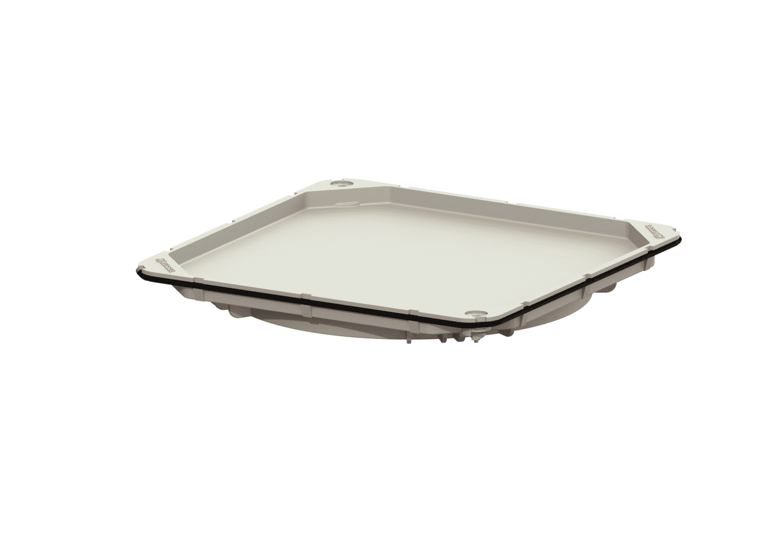 KESSEL-Abdeckplatte befliesbar, tagwasserdicht, 384x384 mm