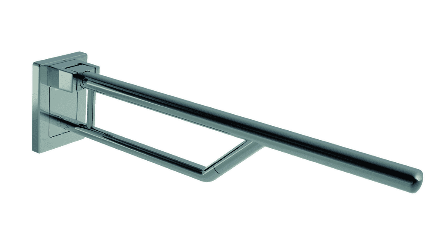 HEWI SK-Griff Duo, mobil, L:700, Kst., rund, chromoptisch beschichtet