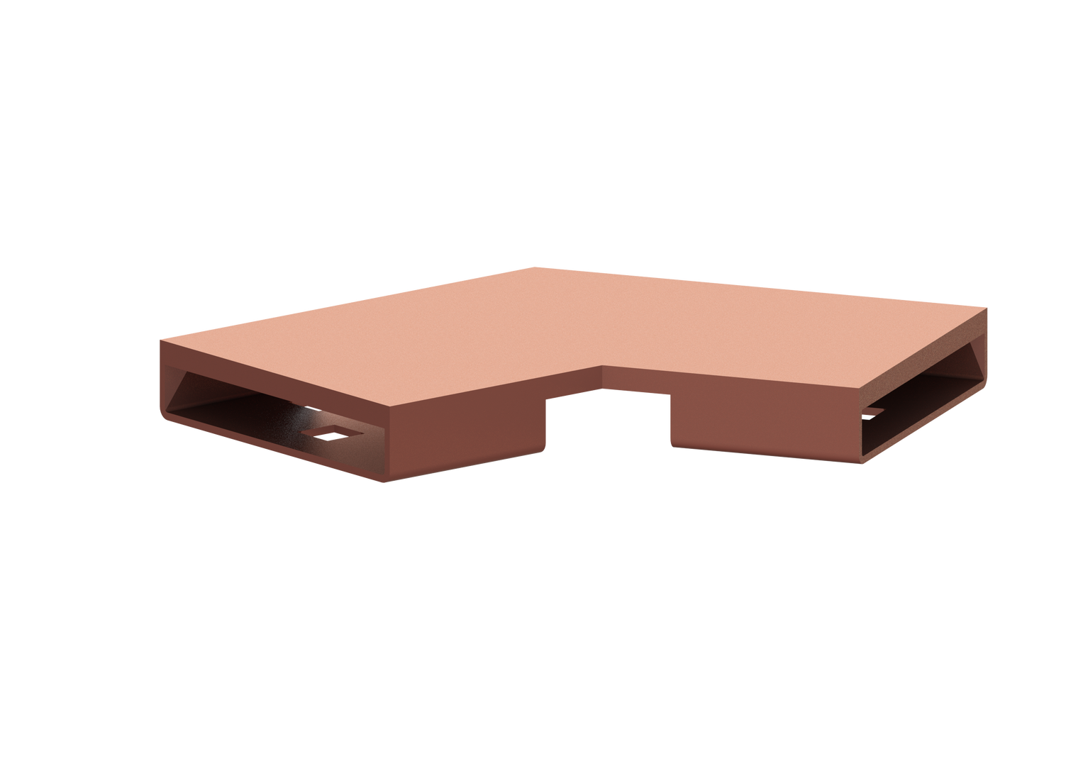 KESSEL-Verbindungsstück 30 Grad für Linearis Infinity, Copper, gebürstet