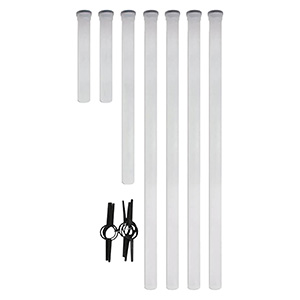 Vaillant Set 1.55 Luft-/Abgasführung, 10 m DN 80 Paket mit Schachtabdeckung