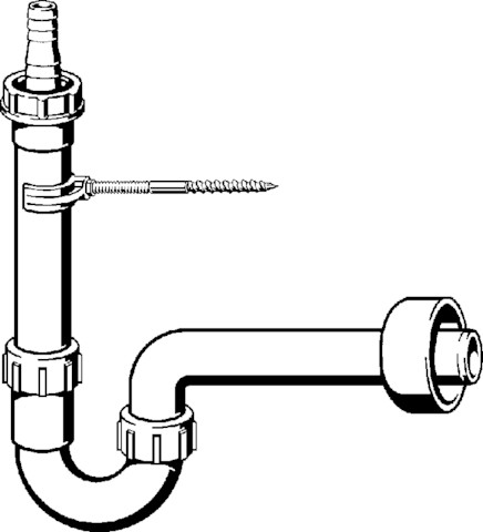 Viega Röhrengeruchverschluss 7985.80 in 50mm Kunststoff weiss
