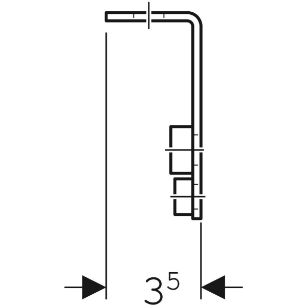 Geberit GIS Rohrhalter