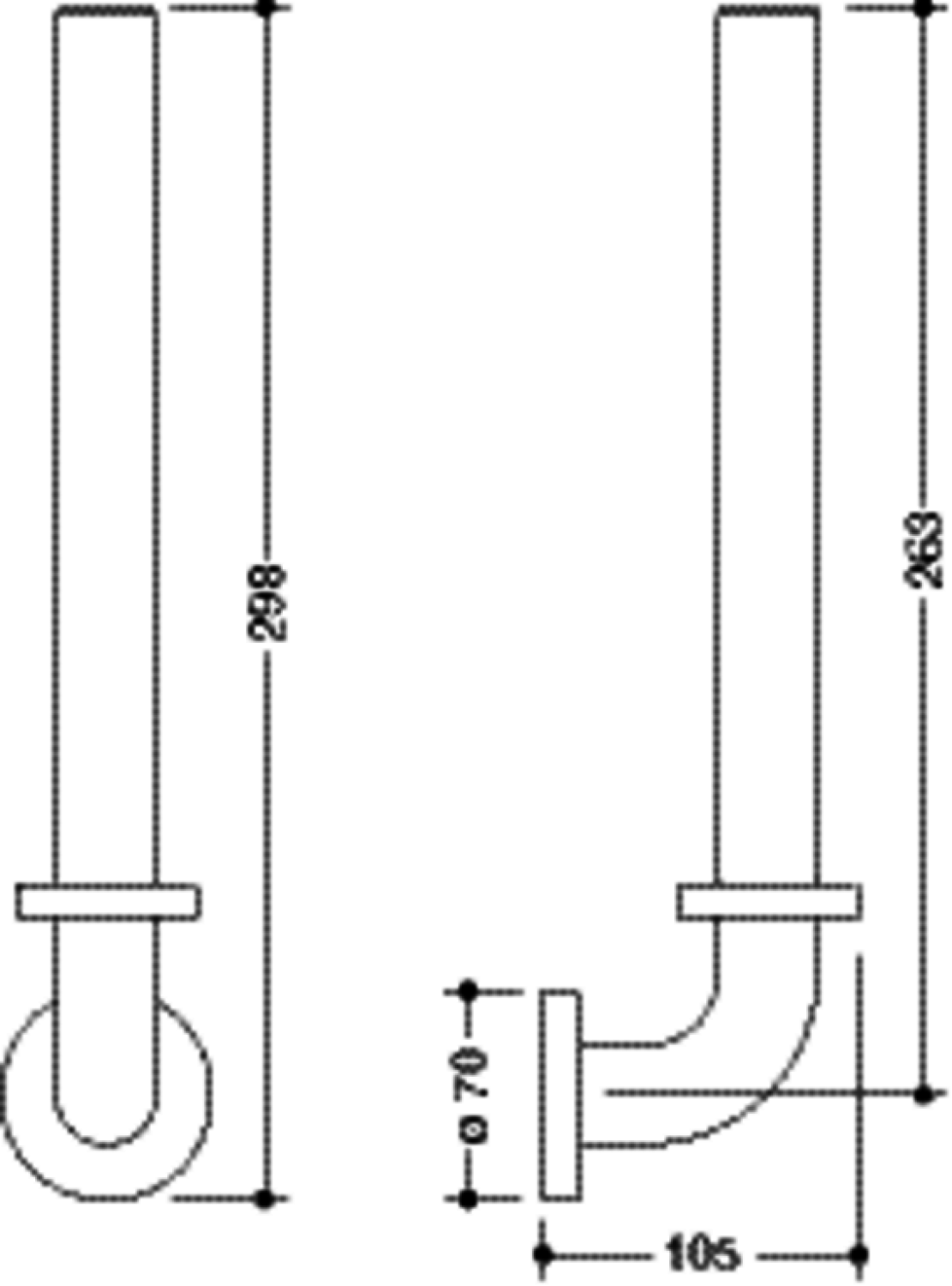 HEWI Reservepapierhalter Ser 801, für 3 WC-Rollen signalweiß