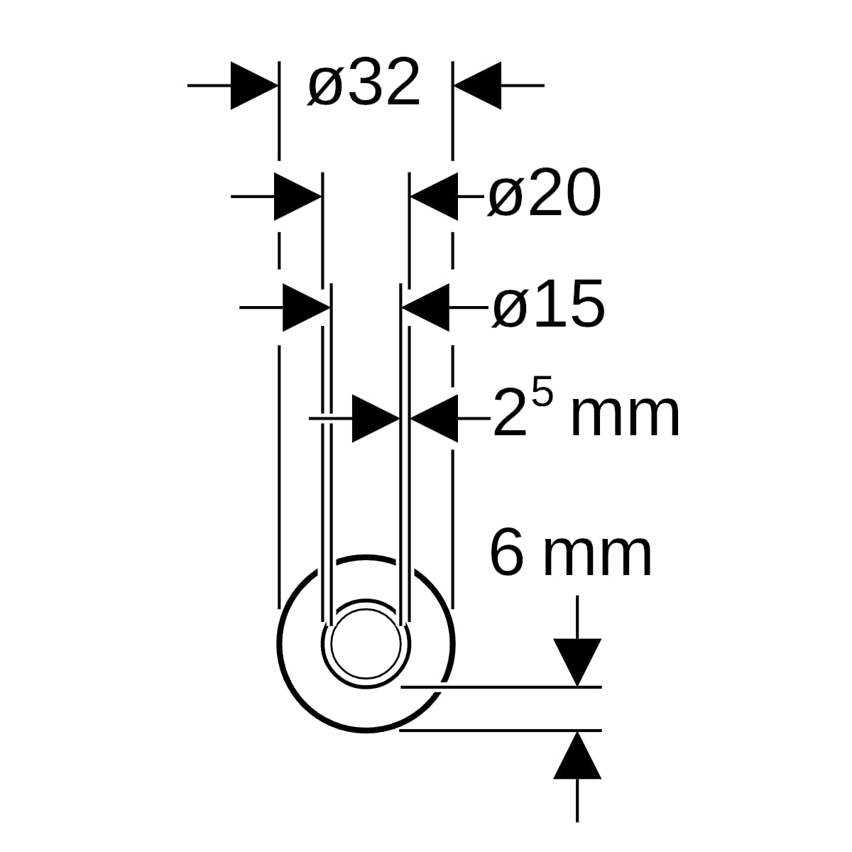 Geberit Mepla Systemrohr ML, rund vorgedämmt d20 L50m, Dämmung 6mm