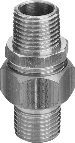 Viega Rohrverschraubung 3344 konischdichtend in R1/2 x R1/2 Rg