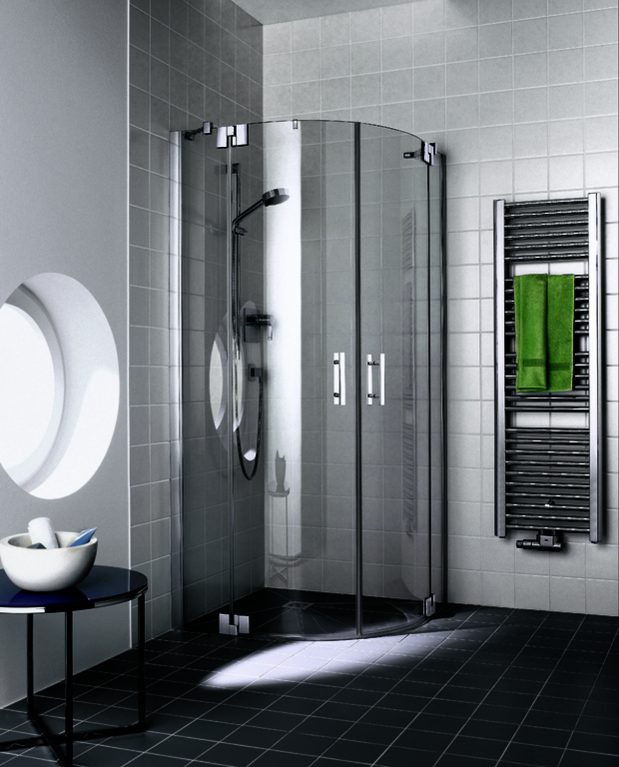 KR Kermi Viertelkreis Filia XP P55 V71 x 2000 BV: -900-1200 SIHG ESG klar Clean