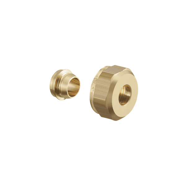 OVENTROP-Klemmringverschraubung Regusol DN 20, G 3/4 ÜM, 18 mm, 4-fach