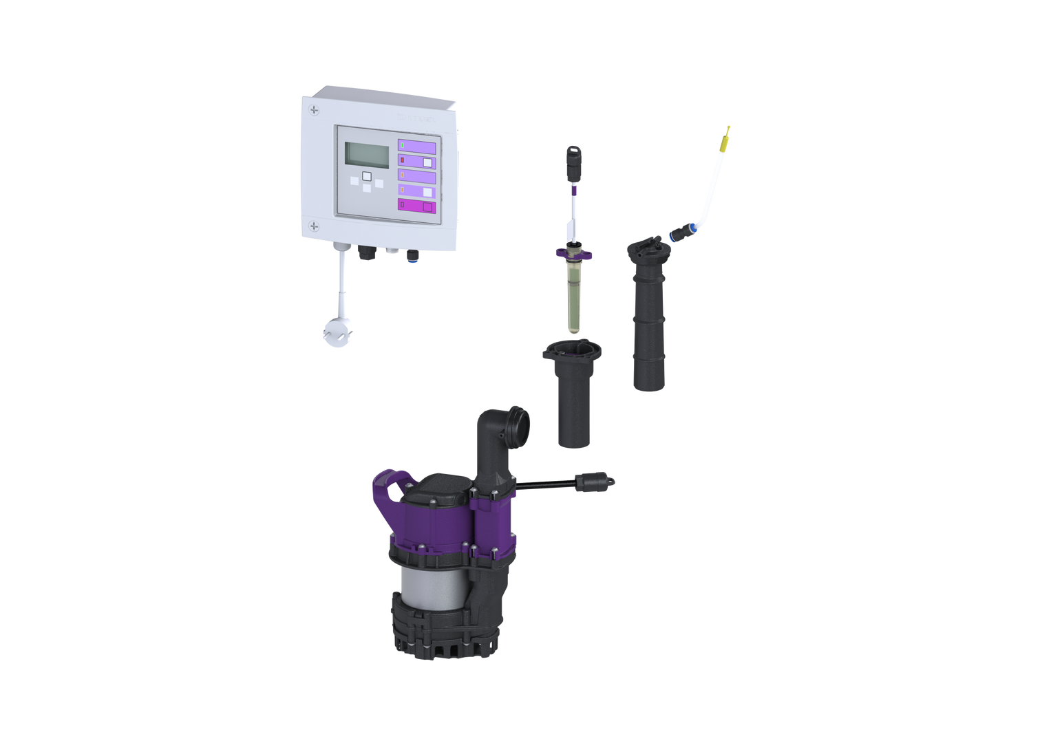 KESSEL-Technikkit Aqualift M Underfloor GTF 500 Mono Tronic
