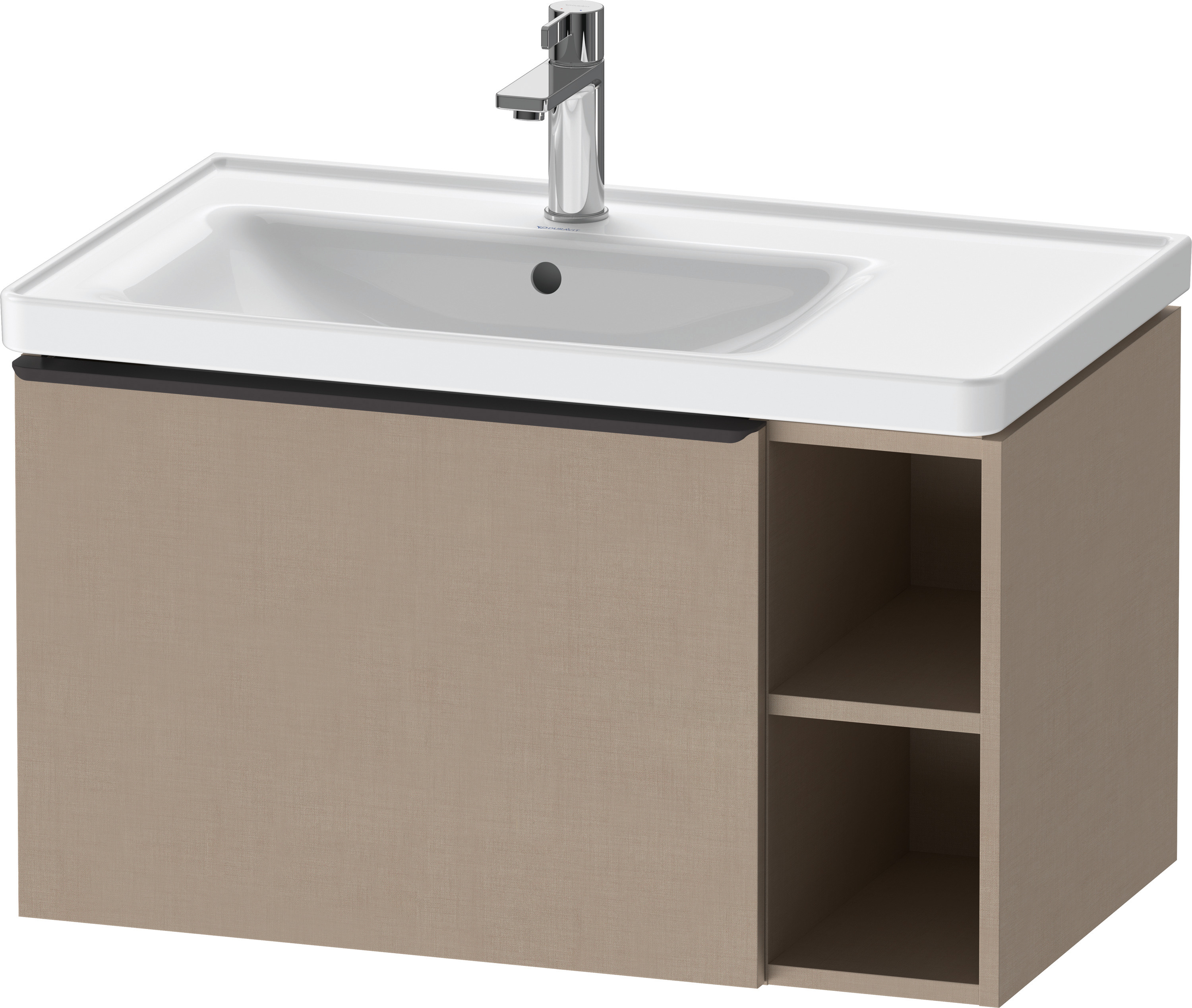 Duravit D-Neo WTU,Wdh,AZ:1,Fä.RE:2,Gr:Dia Sch 784x452x440mm,Leinen Matt, Dekor