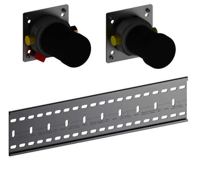 KEUCO Grundkörper-Set Arm.-Zub. 59953, f. THM Set UP 2-W m.Schlauchan.