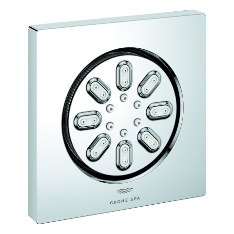 GROHE Seitenbrause 26802 Rainshower Aqua eckig 2 Strahl 3,3 l/min chrom GROHE Seitenbrause 26802 Rainshower Aqua eckig 2 Strahl 3,3 l/min chrom