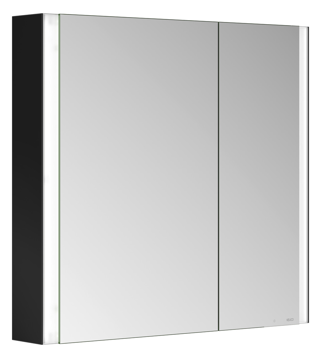 KEUCO SPS Somaris 14502, br.Tür li. VB 800x710x128mm sw matt